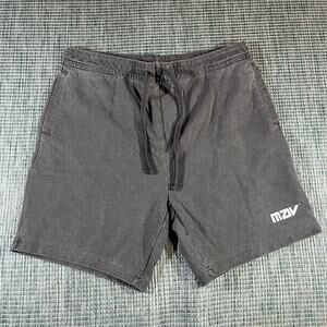 Maverick Black Dye Wash Shorts Drawstring Mens Sz 2XL New